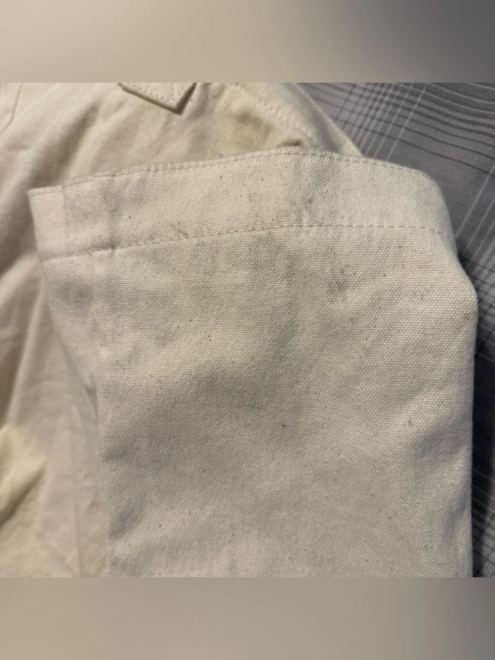 PINK Victoria's Secret Cream Canvas Tote with Black Logo